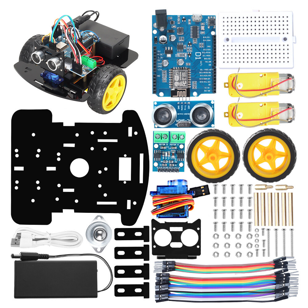 ESP82 Robot Car Kit Arduino Programming. 