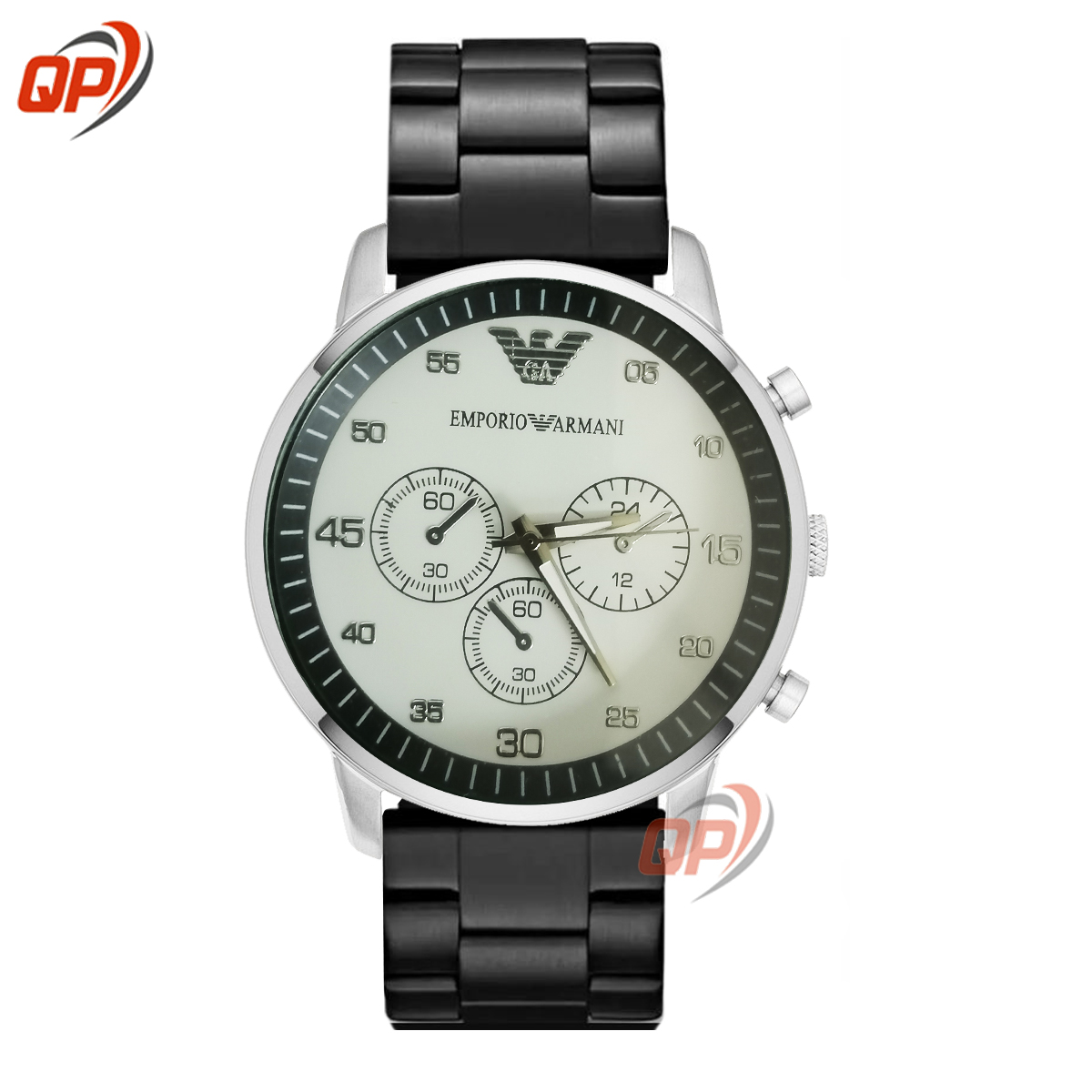 QP Leisure Business Silver Watch for Men Sports Mens Watch Top