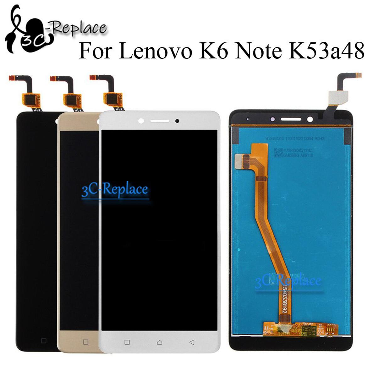 Black/White/Gold 5.5 inch K6 Note / K6 DIsplay Touch Screen Digitizer Assembly / or Only Touch