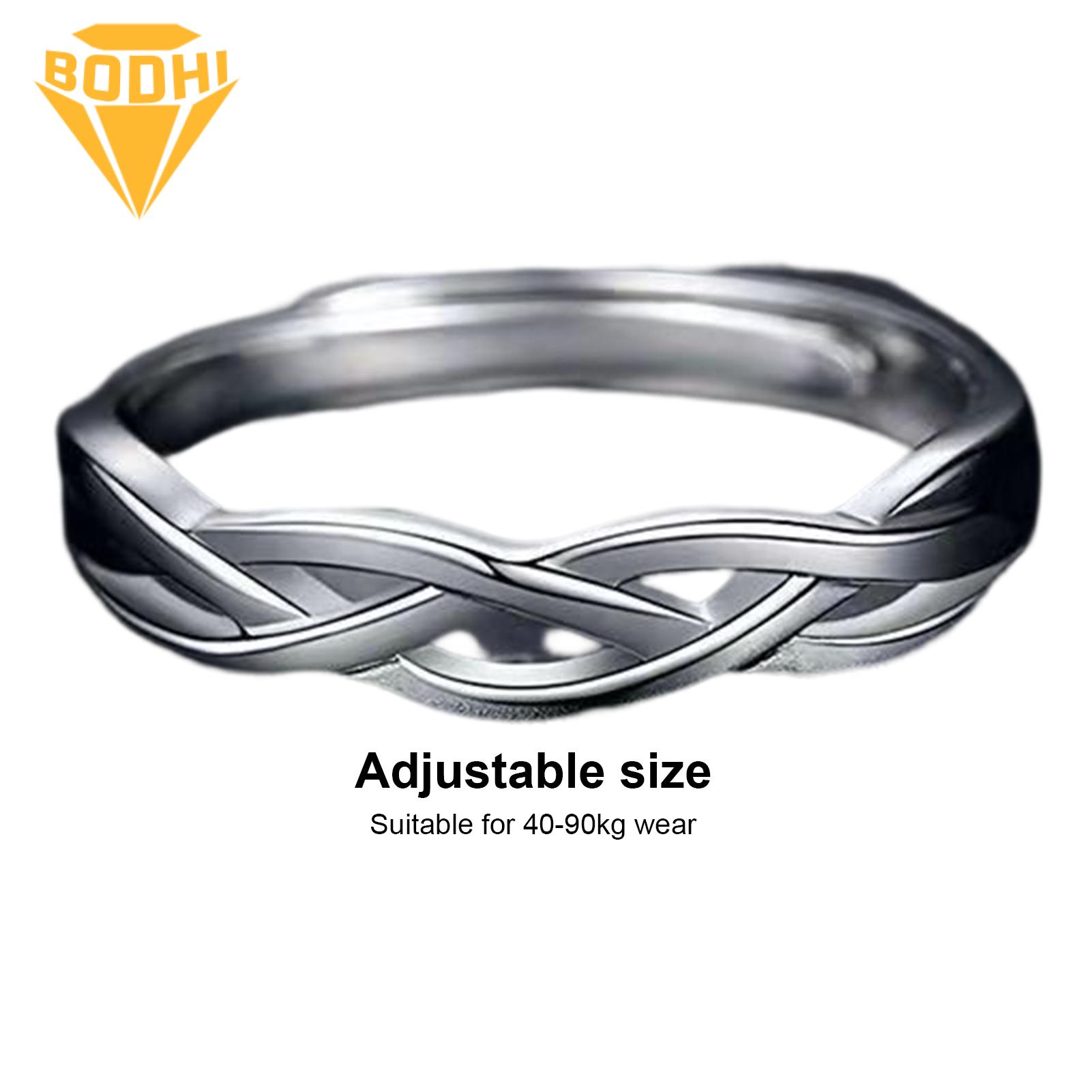 Silver Niche Light Luxury Ring Men's Ring, Simple And Versatile Style. 