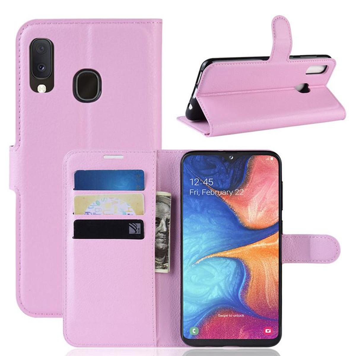 For Samsung Galaxy A20e Premium Leather Flip Cover Wallet Phone Case