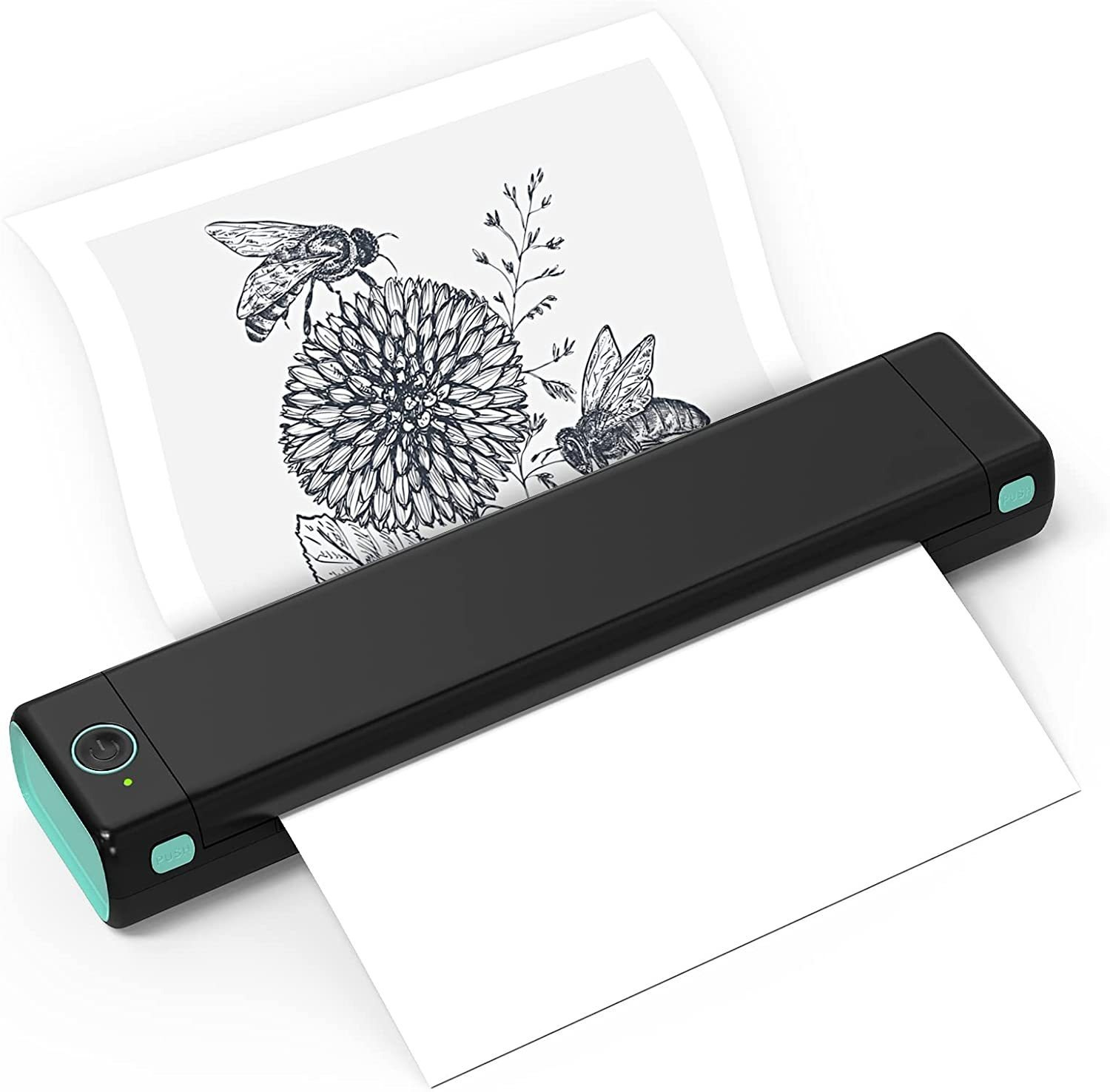 PhomemoM08F Mini Homework Test Paper Inkless Office Portable A4 Thermal Error Printer. 