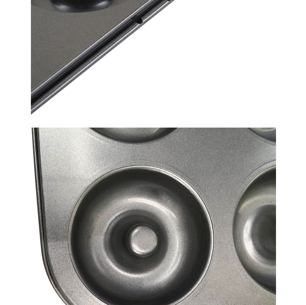 Non Stick Doughnut Baking Pan/Tray Stainless Steel Doughnut Pan 6/12 Cups Small Doughnuts Cake Mold/Tin Pans For Oven. 