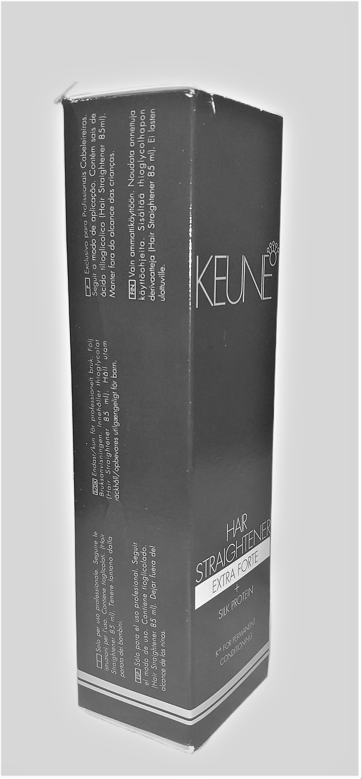 Keune Hair Straightening Salon Pack Hair Straightener (Hair straightener 85ml + Fixing balm 85ml). 