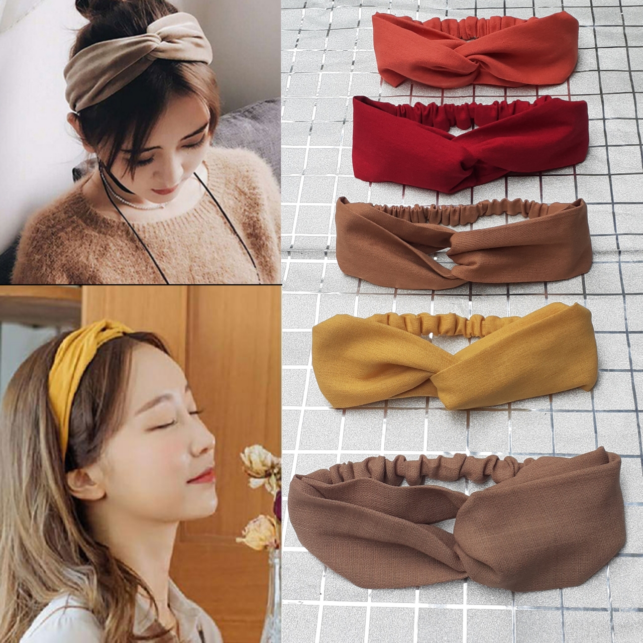 売れ筋ランキングも Headband Fashion Bow Knot Hairband Women Hair Head Hoop