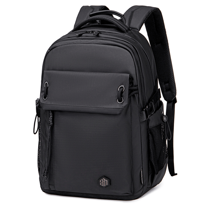 Arctic Hunter B00531 Black Unisex Multifunctional Water resistant Casual 15.6 inch Laptop Office Travel School Backpack Bag Light weight Bags for men and women backpacks. 