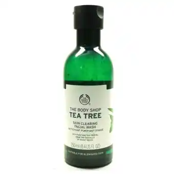 tea tree the body shop facial wash