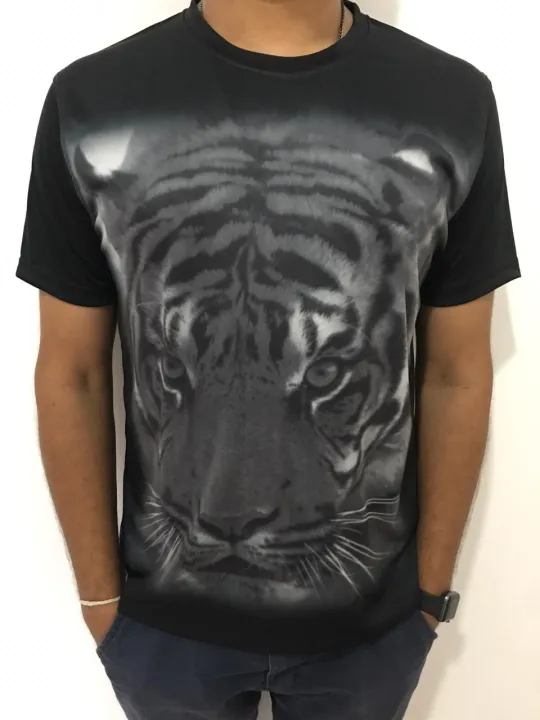 New tiger print T-shirt men and women summer fun short-sleeved shirt casual O-neck animal T-shirt wildlife streetwear T-shirt: Buy Online at Best Prices in SriLanka New tiger print T-shirt men and women summer fun short-sleeved shirt casual O-neck animal T-shirt wildlife streetwear T-shirt: Buy Online at Best Prices in SriLanka
