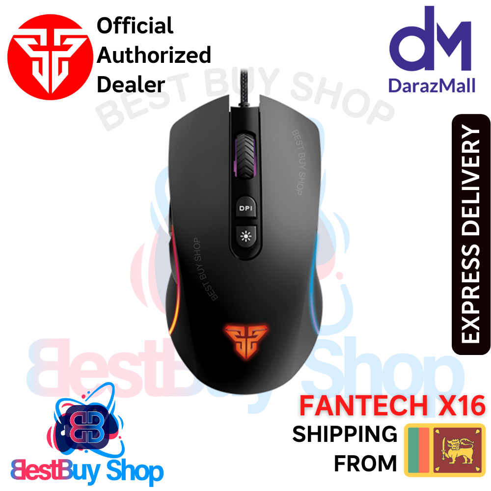 Fantech X16 v2 THOR II Macro Chroma Running RGB Gaming Mouse