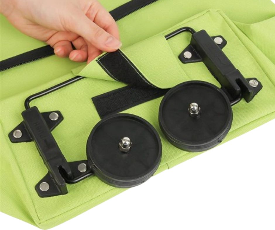 Bag Foldable Shopping Bag with Wheels, TravallingBag, Folding Shopping Pull Cart Trolley Bag with Wheels Foldable Shopping Bags Reusable Grocery Bags Vegetables Bag. 