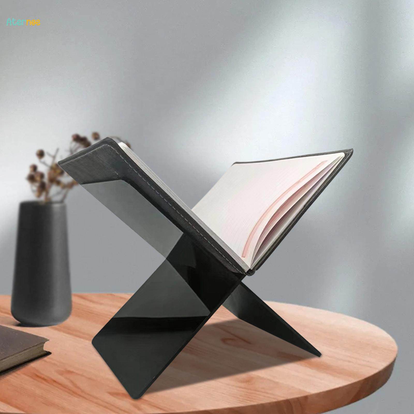 Clear Acrylic Book Holder Acrylic Book Stand Table Book Stand Acrylic Bookshelf for Kitchen Counter. 