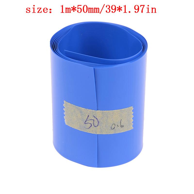 18650 Li-ion Battery Heat Shrink Tube Wrap Skin PVC Shrinkable Film Tape Sleeves. 