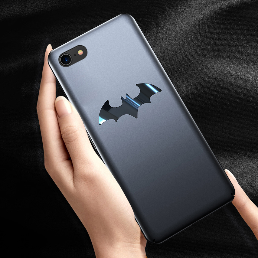 Back Cover For iPhone SE2 Batman Phone Case Full protector Metal Bat design Shockproof Cover For iPhone SE2 Cases. 