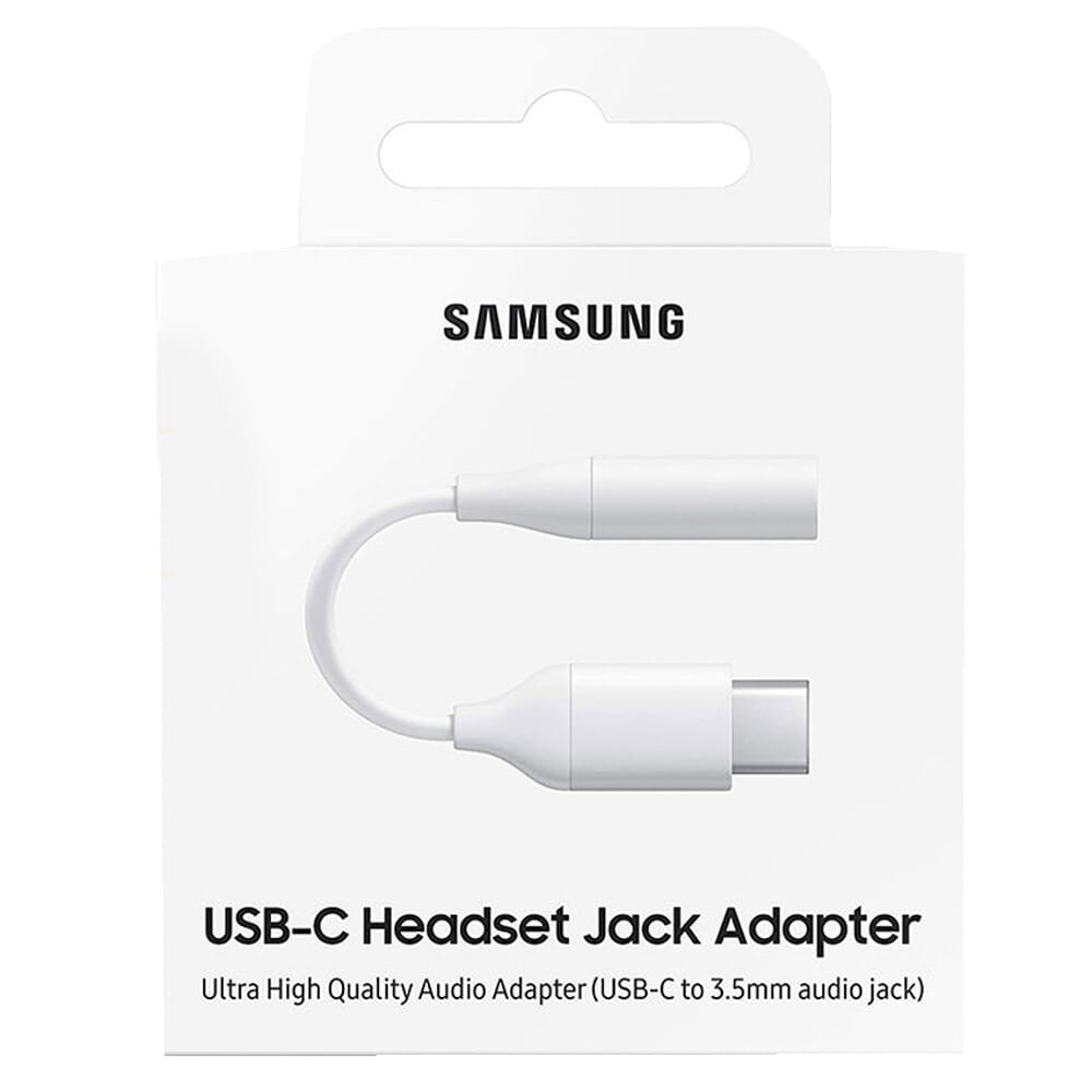 Genuine SAMSUNG USB Type C to Headphone Jack Adapter 3.5mm Earphone Audio Cable
