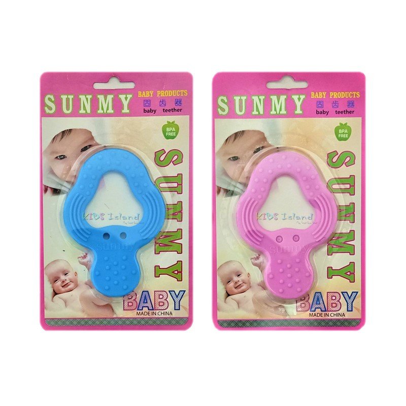 Rubber teether top