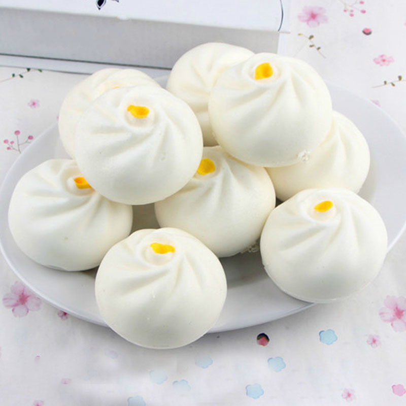 Creative Chinese Stuffed Soft Squishy Food Toys For Children Cream Scented Slow Rising Stress Relief Toy Gift