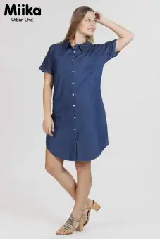 womens denim shirt dress uk