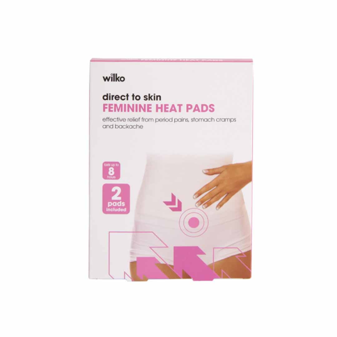 Wilko Direct to Skin Feminine Heat Pads 2 pack (Uk)