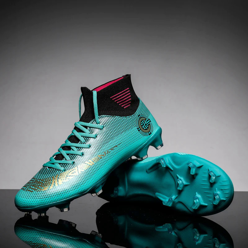 2023 New Adult Soccer Boots Men Professional Soccer Cleats Light High-top Men's Football Shoes Long Spikes Football Sneakers Men. 