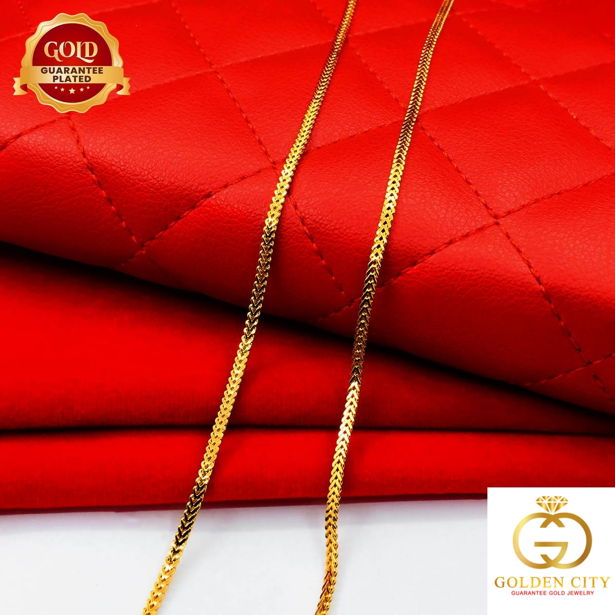Gold Plated Chain /Necklace /Gold mala 