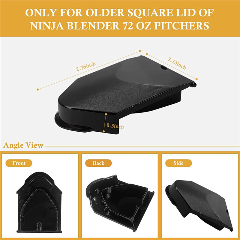 Spout Cover Replacement Parts for Ninja Blender 72Oz Pitcher,for Ninja Blender NJ600-NJ602 and BL500-BL781 1Pcs. 