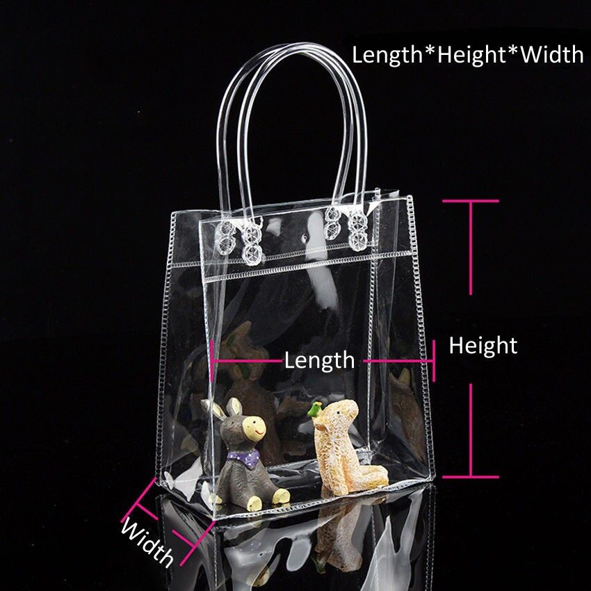 【ALLGOOD】sanhe Ready Stock Clear PVC Transparent Shopping Bag Shoulder Handbag Women Tote Travel Bags Bags for women on sale. 