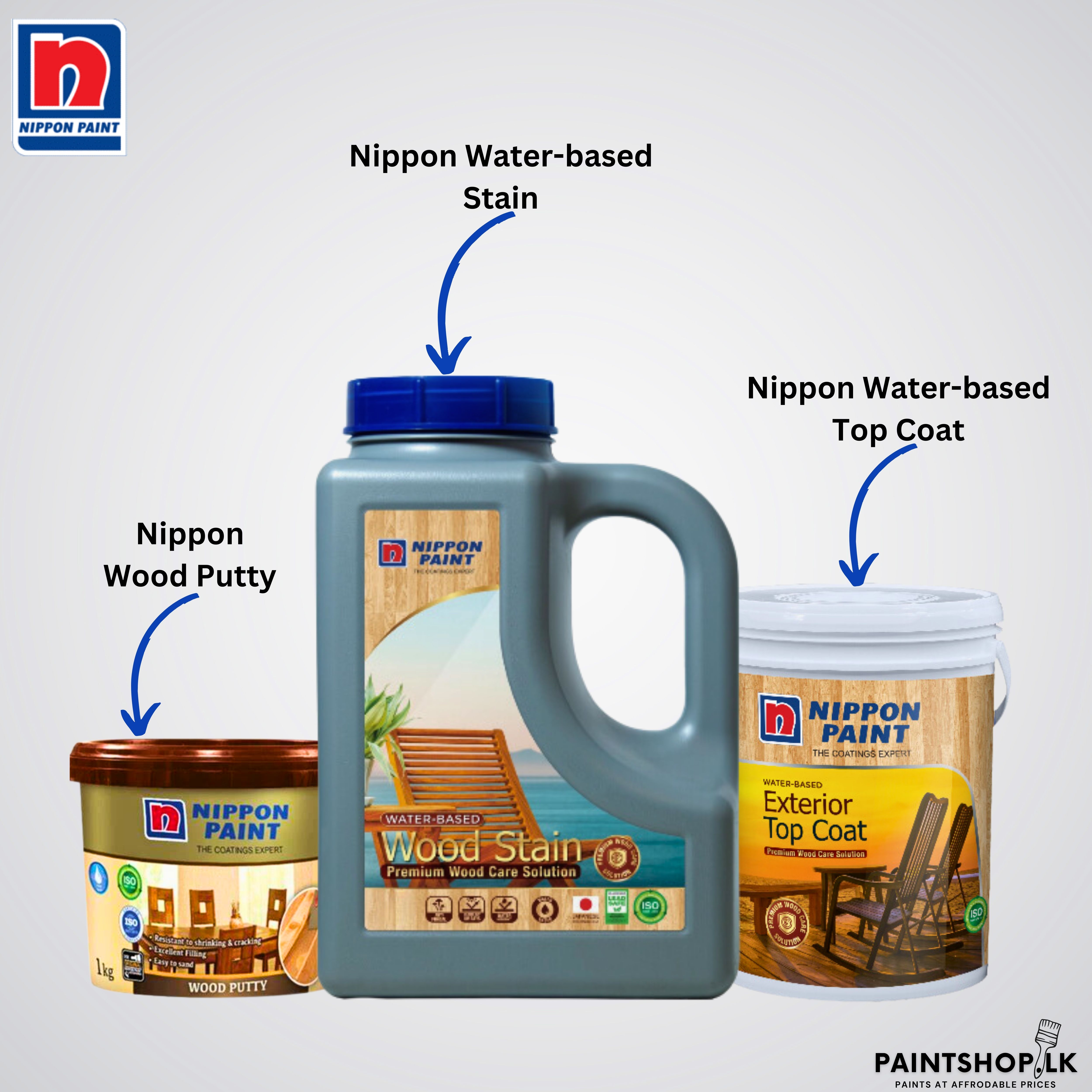 Nippon Water Based Wood Stain. 