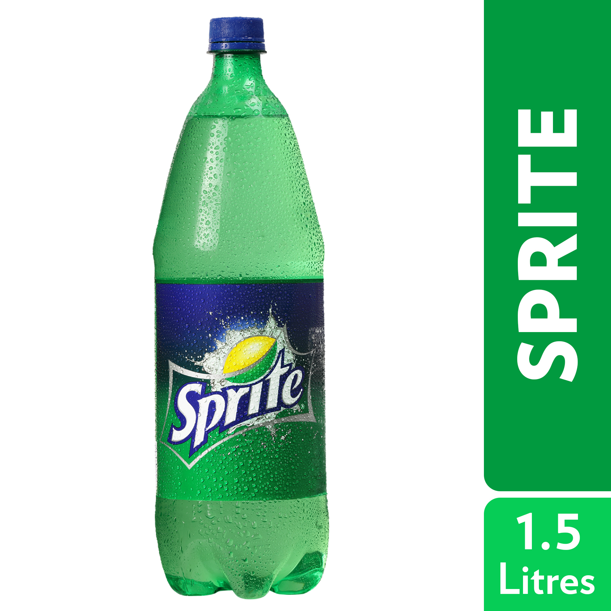 Sprite Lemon & Lime Flavoured, Clear Soft Drink with No Added Colours, Recyclable Bottle, 1500 ML