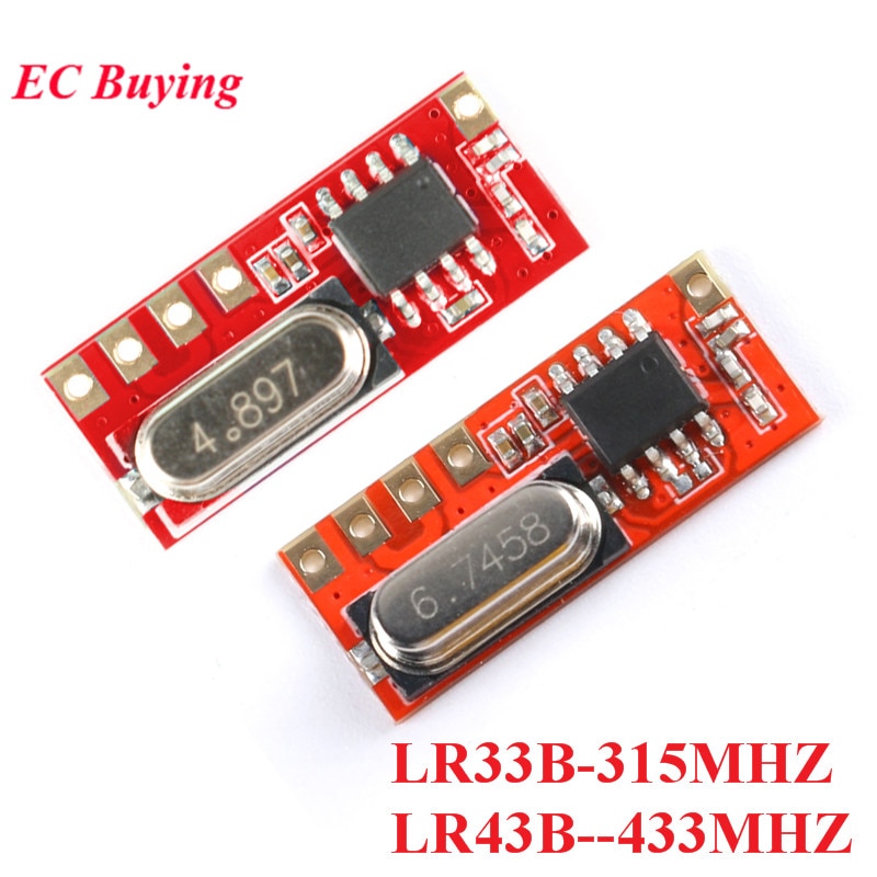 315MHz 433MHz Superheterodyne RF Module LR43B LR33B Wireless Remote Control Receiver Module DIY LR43B-433M LR33B-315M ASK. 