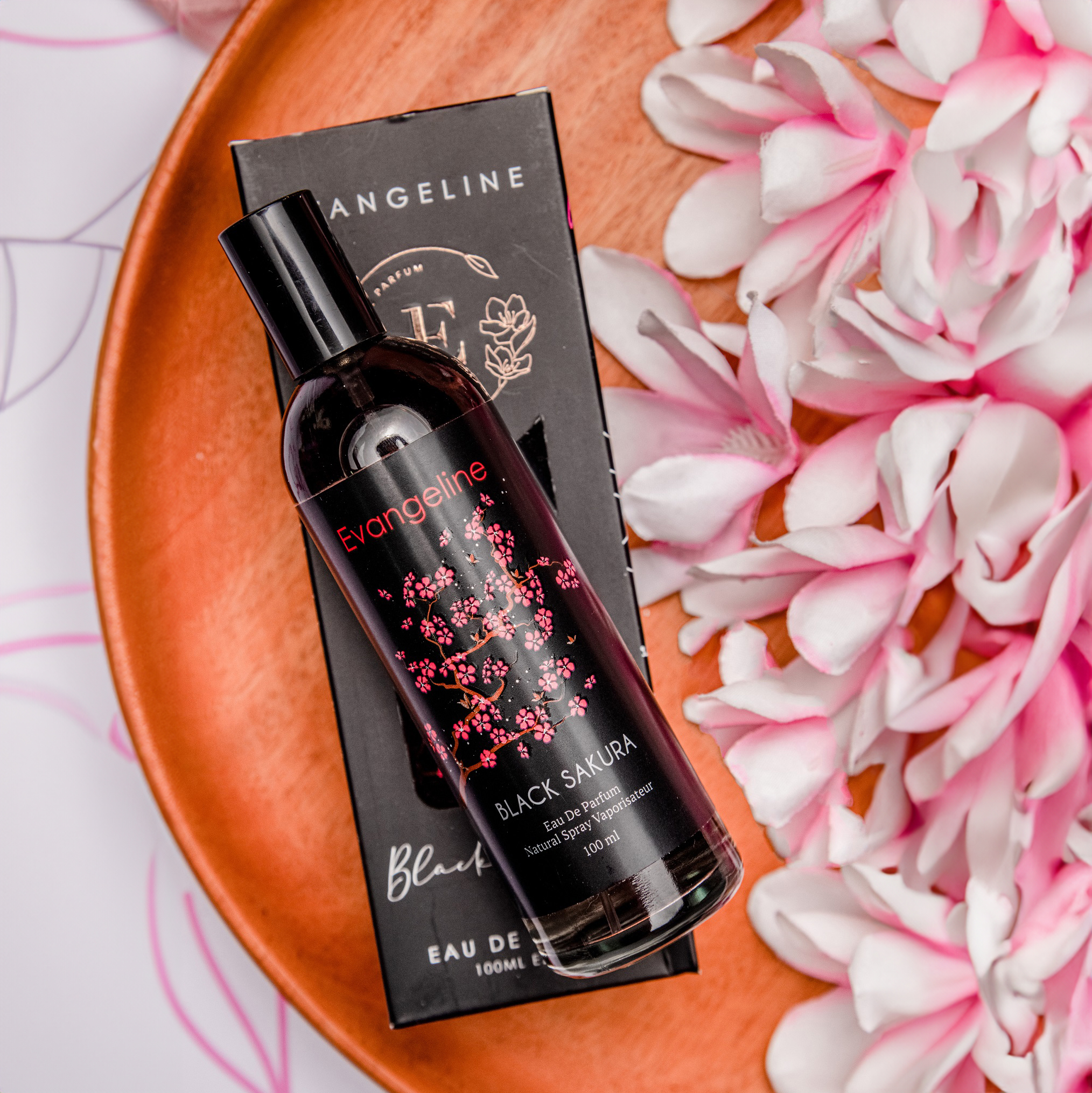 Evangeline Black Sakura Eau De Parfum Natural Spray 100ml