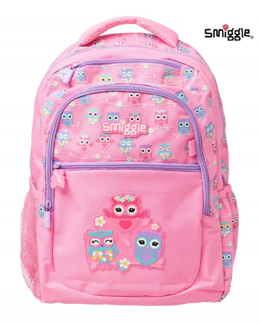 smiggle owl backpack