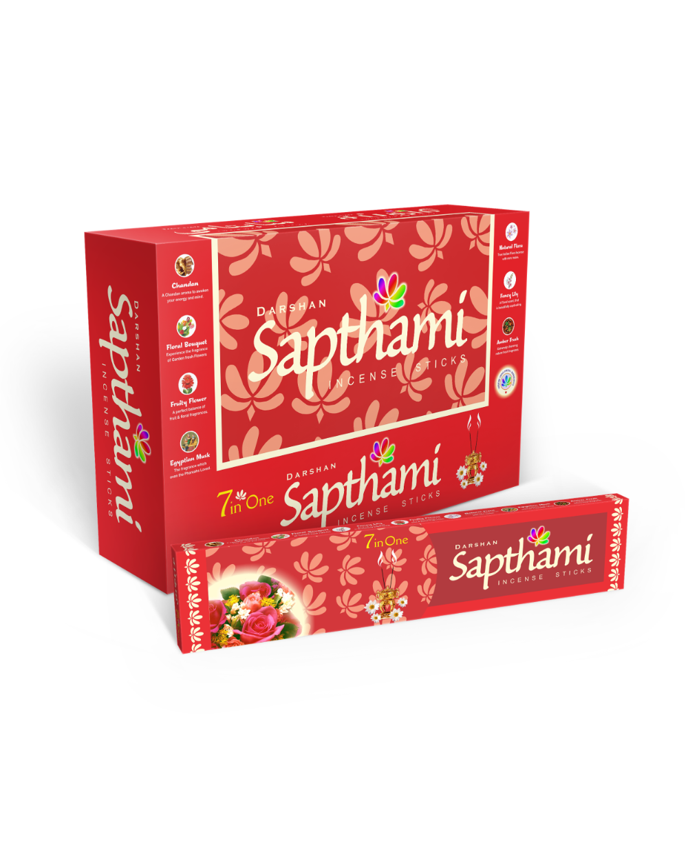 Sapthami Incense Sticks (7 in One) - 12 Packets/Dozen | Daraz.lk