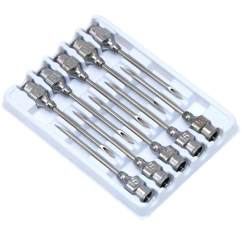 【Storewide Sale】 10 Pcs/boxs Farm Animals Stainless Steel Dispensing Needle Fish Pigeon Small Veterinary Supplies