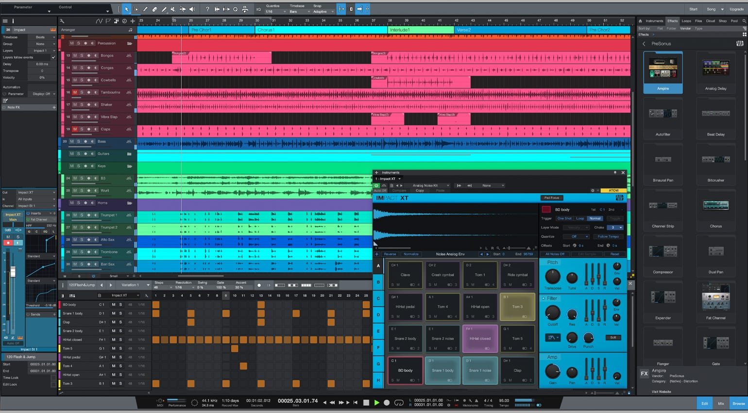 PreSonus Studio One 4 Music Production Software. 