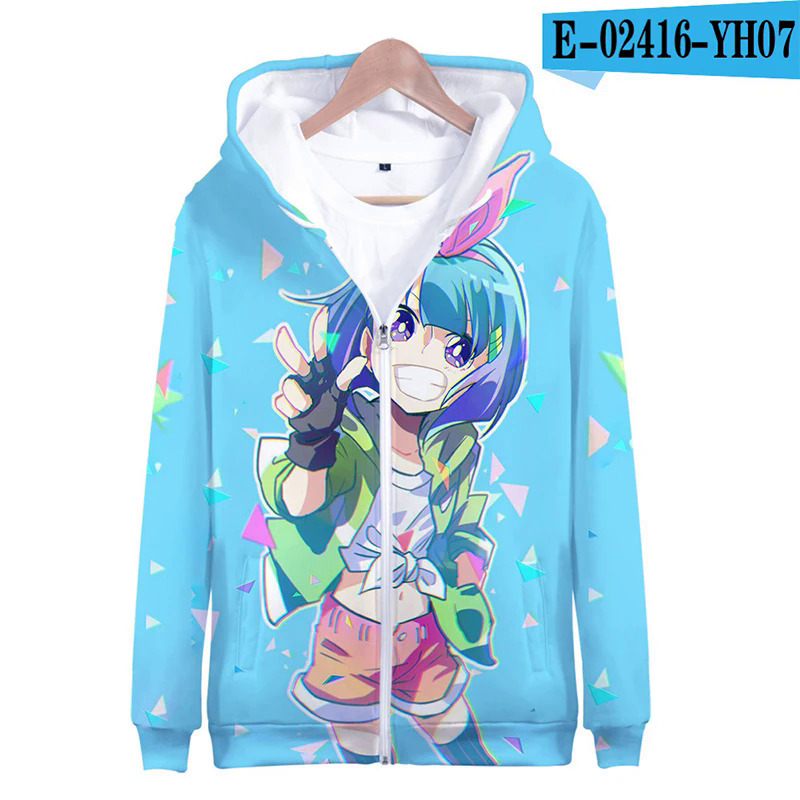 Hoodies Game Beyblade 3D Print Zipper Sweatshirts Boys Girls Sweatshirts Children Fashion Long Sleeve Oversize Hoodie Coat. 