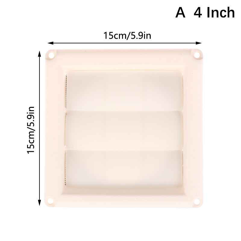 HAHA Vent Grille Ventilation Cover Plastic White Wall Grilles Duct Heating Cooling. 
