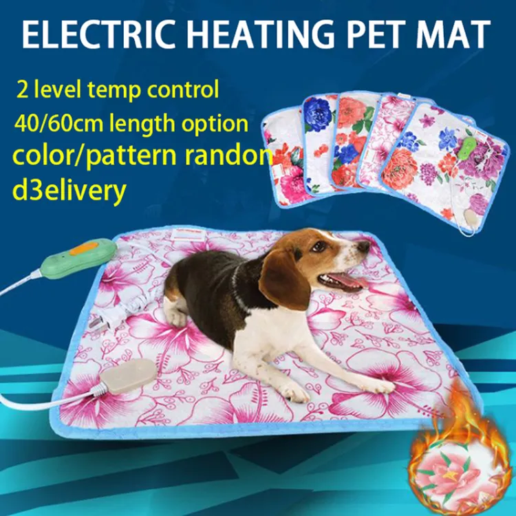 Heated pet hot sale blanket cat