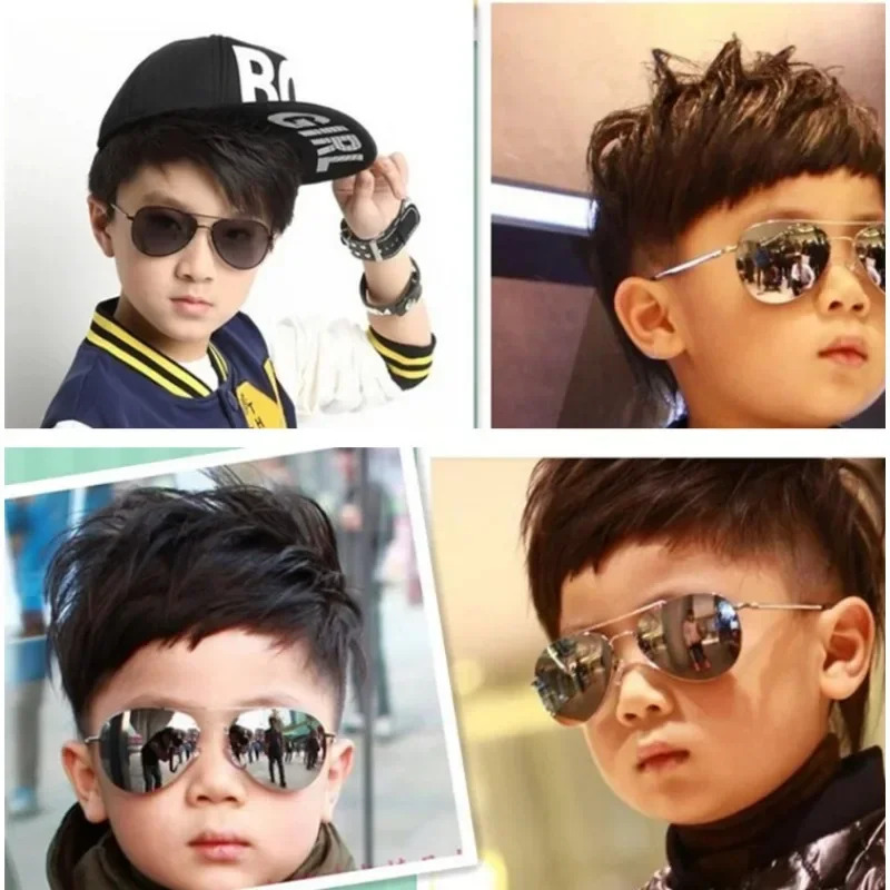ZEBF-1PC Vintage Kids Sunglasses UV400 Brand Designer New Trend Children Sun Glasses Luxury Shades Baby Boys Girls Eyewear. 