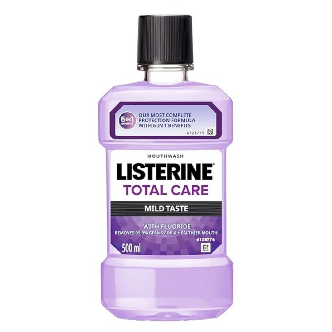 Listerine Total Care Mouthwash Mid Taste - 250ml 500ml. 