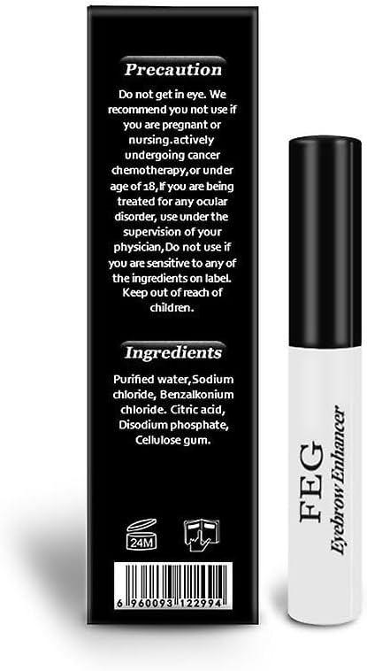 FEG - Eyebrow Enhancer | Eyebrow Growth Treatment Serum | Eyebrow Eyelash Enhancing Serum for Darker,Thicker Eyebrows | Non-irritating and Safe Eyebrow Enhancer for Men and Women | 3ML FROM DUBAI (SAM). 
