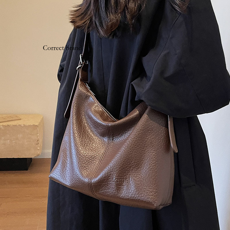 Shengmi Large Capacity For Women New Versatile Simple Casual Shoulder Bag Dog Tooth Designer Pattern Tote_voghion.com