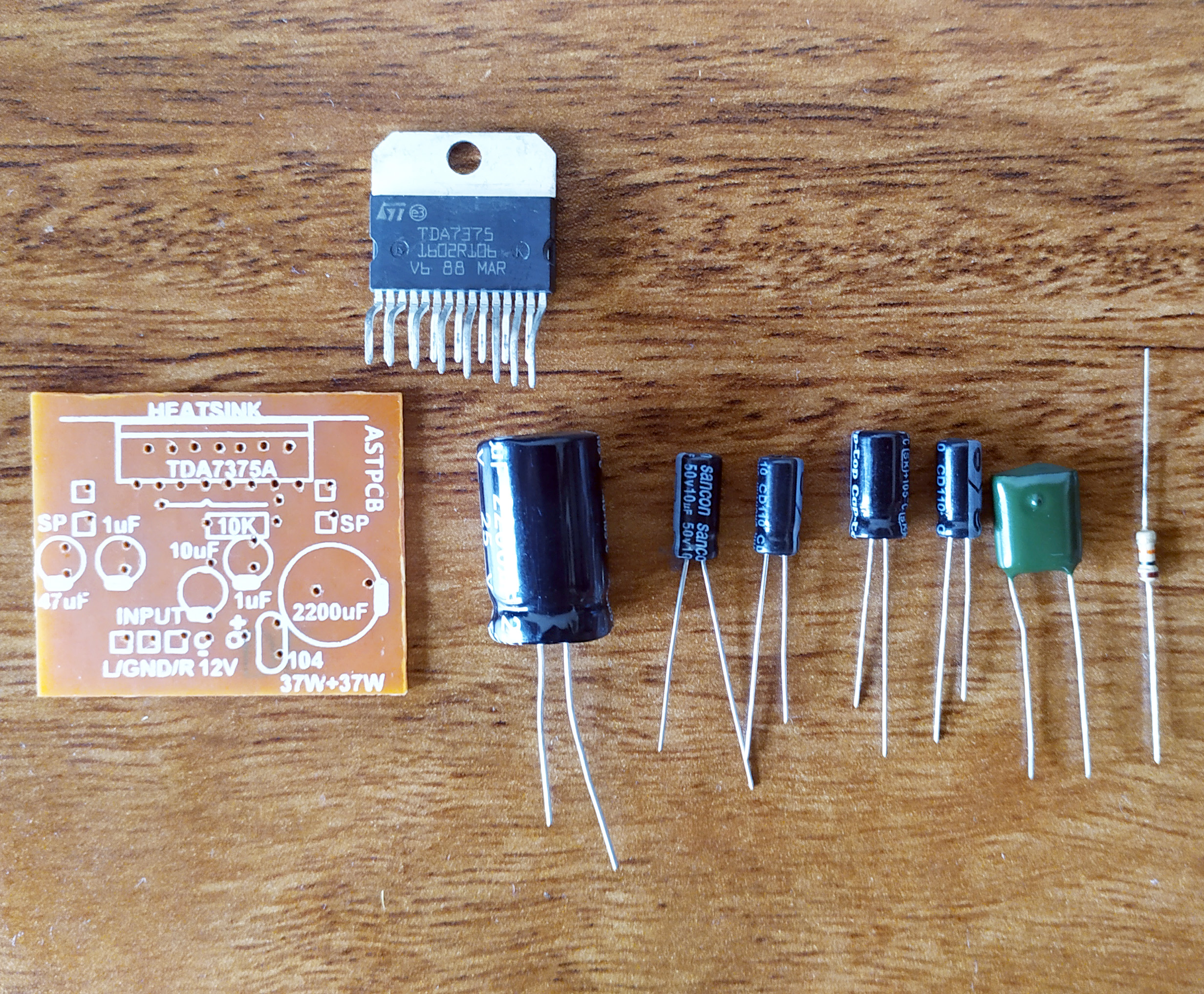 TDA 7375 / STA 540 Audio Amplifier PCB KIT 2CH IC 2 x 35W  Stereo Audio amplifier Board MP3 Alternative for TPA3110. 