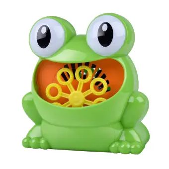 frog bubble machine bath