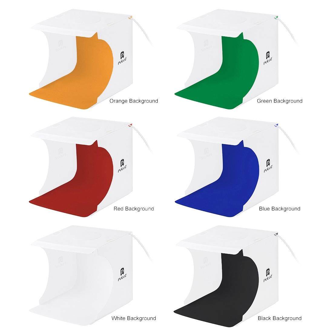Portable Photo Studio LED Light Box Shooting Tent Mini Folding Photography Studio Softbox with 6 Colors Backdrops 2pc LED Strip with 40pcs Light Beads 6500K USB Cable for Jewellery Small Products Still Life Photography. 