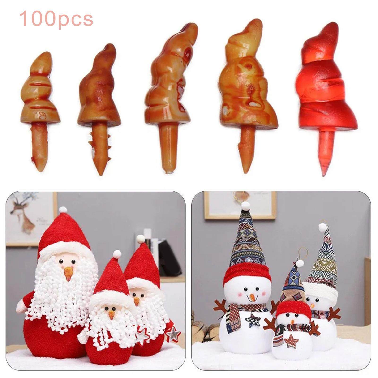 Snowman Noses Multi Sizes Cartoon Carrot Noses Handmade Toys Assorted Safety Noses for 150PCS. 