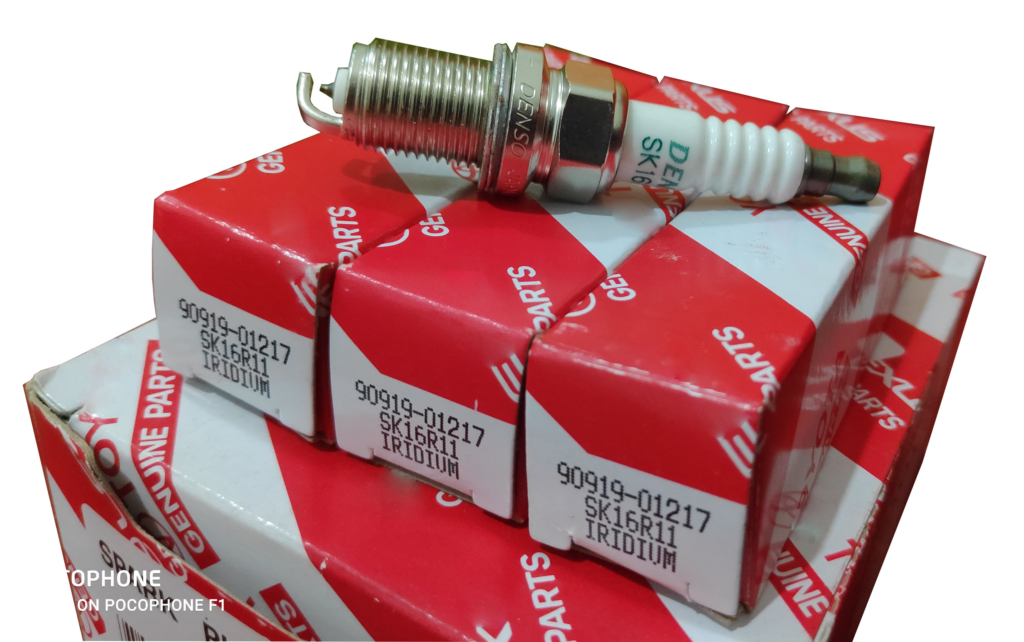 Spark Plug For Alion Corolla ZZE121 Belta Prius (4 pcs) 90919-01217 SK16R11. 