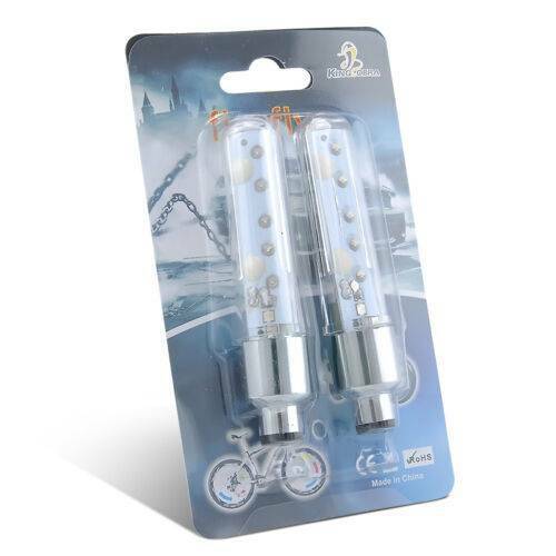 Bicycle Tire Valve Stem Light with 5 LED 7 Modes Battery Included Colorful Waterproof Safety Flashing Lights for Bicycle & Motorcycle Accessories. 