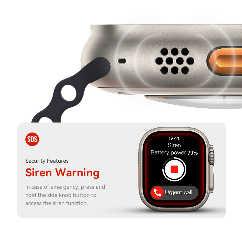 41mm HW68 Ultra Mini Women Smart Watch 1.75 inch Series 8 Body Temperature Siri NFC Voice Altitude Dock iwo Smartwatch. 