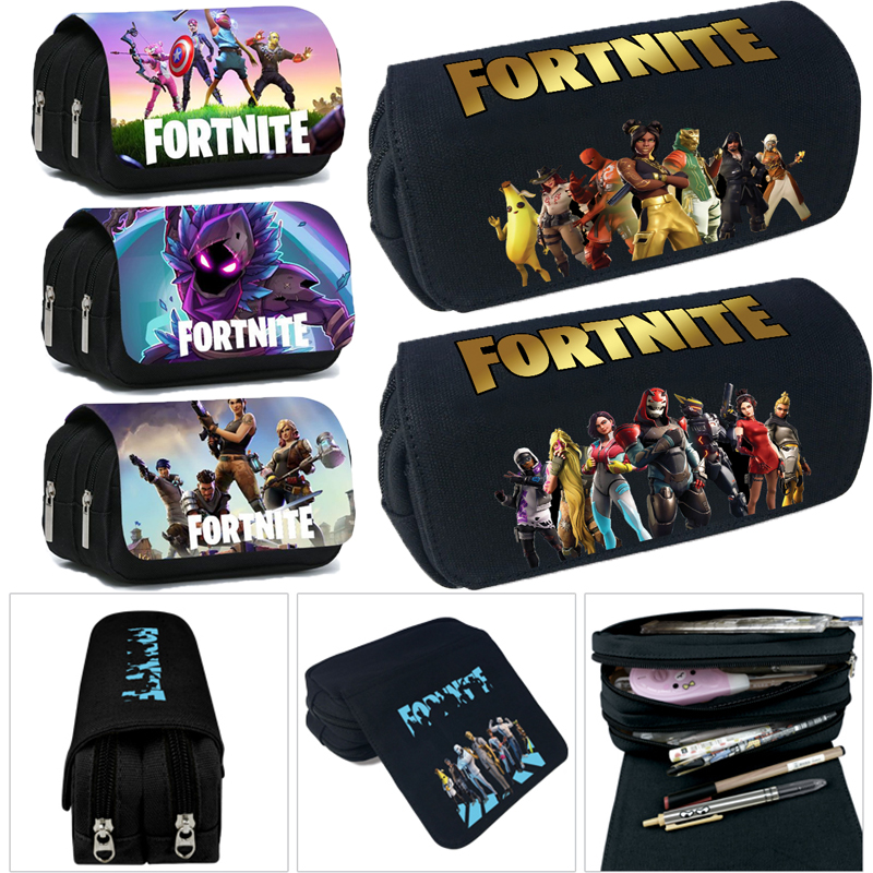2023 Battle Royale Pencil Case for Boys Fortnite Game Large Capacity Pen Bag Student School Supplies Kids Gift