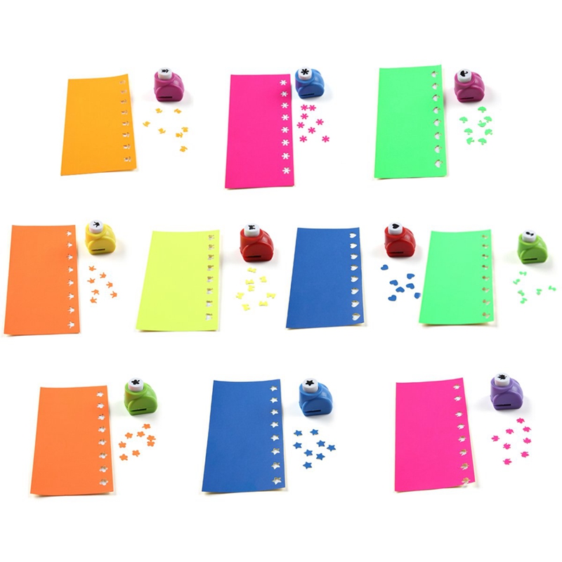 Paper Punch Scrapbook Punches Of 10 Paper Punch Handmade Hole Puncher Hand Press Shapes Craft Printing Shaper Puncher , Christmas Tree. 